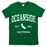 Oceanside California Ca Vintage Athletic T-Shirt