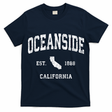 Oceanside California Ca Vintage Athletic T-Shirt
