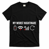 Online Clothes Computer Video Game Geek My Worst Nightmare T-Shirt
