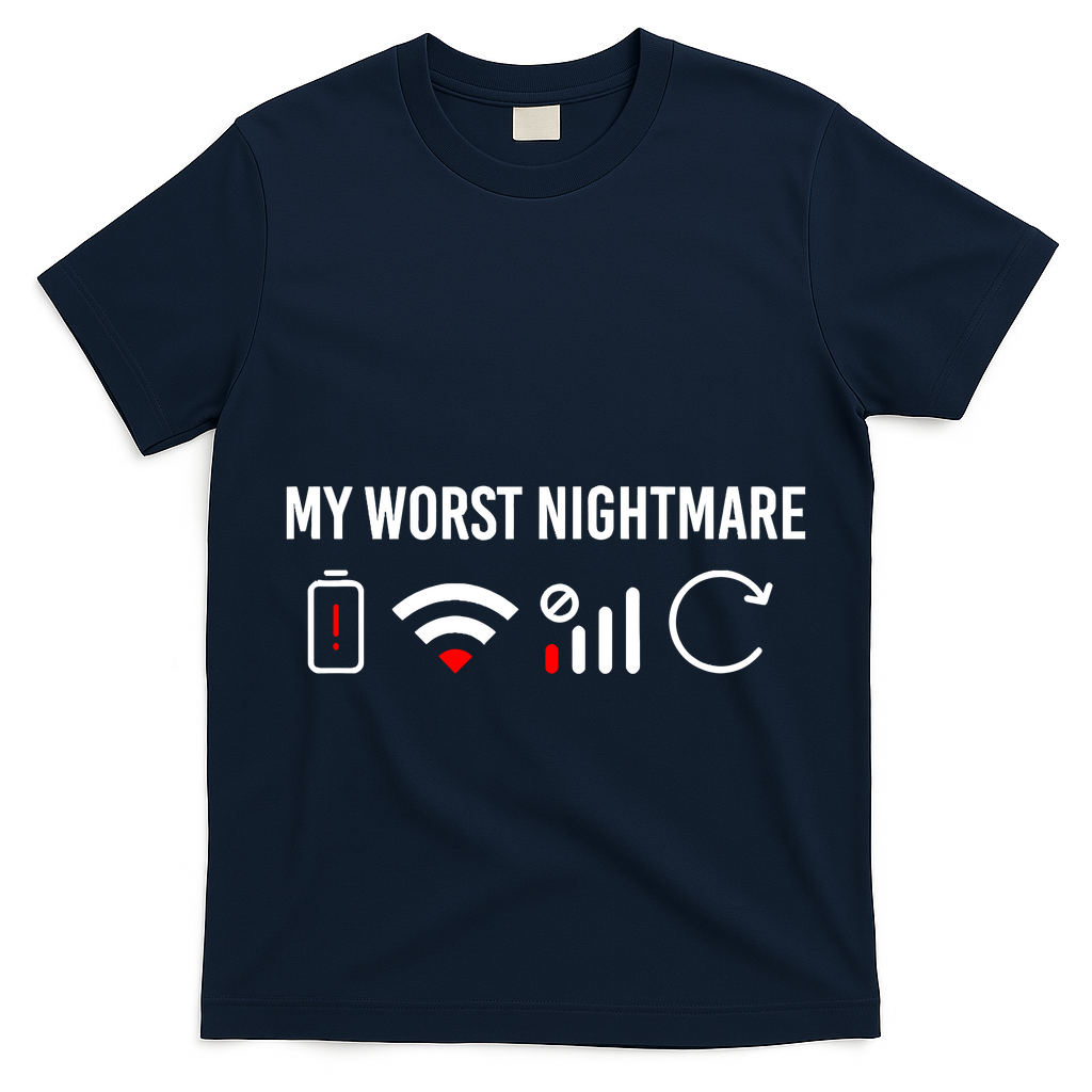 Online Clothes Computer Video Game Geek My Worst Nightmare T-Shirt