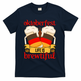 Oktoberfest Celebration Graphic T-Shirt - Navy