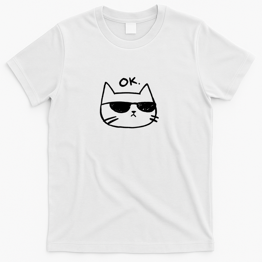 OK CAT - White