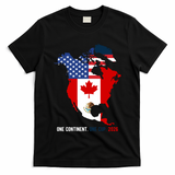 One Continent One Cup 2026 Soccer USA Canada Mexico T-Shirt