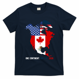 One Continent One Cup 2026 Soccer USA Canada Mexico T-Shirt