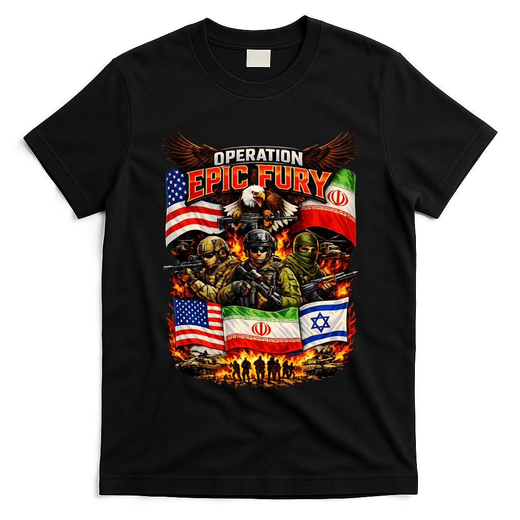 Operation Epic Fury America Iran And Israel T-Shirt