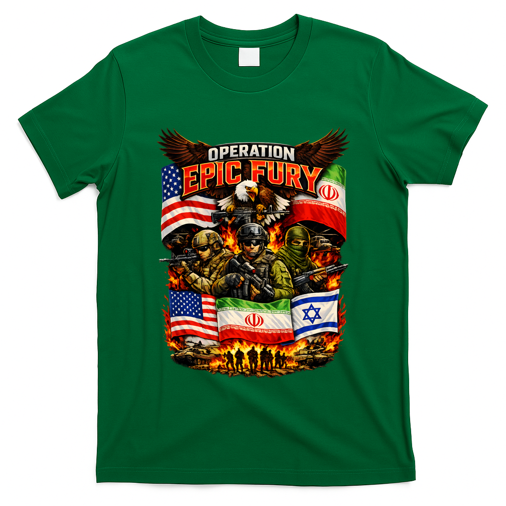 Operation Epic Fury America Iran And Israel T-Shirt