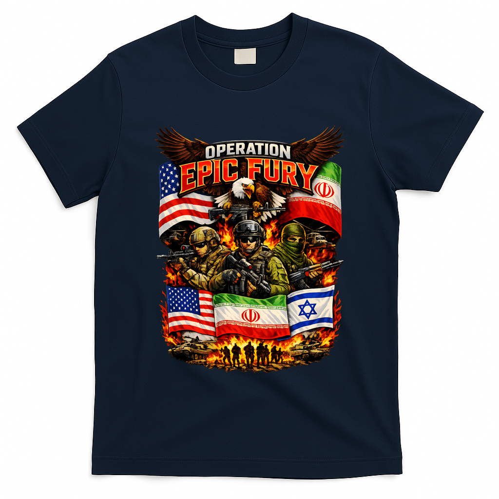 Operation Epic Fury America Iran And Israel T-Shirt
