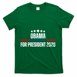 Obama For President 2028 T-Shirt - Green