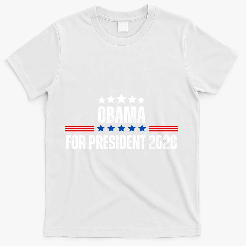 Obama For President 2028 T-Shirt - White