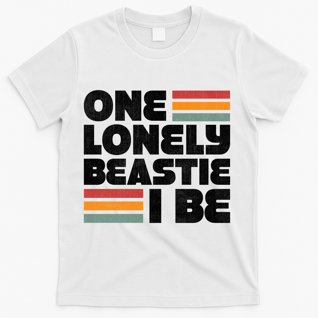 One Lonely Beastie I Be T-Shirt - White
