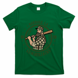 Oakdale Louisiana Lumberjacks Vintage Baseball Team T-Shirt - Green