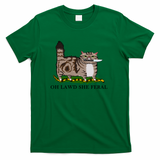 Oh Lawd She Feral Brown Tabby - Green