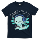 Otaku Lifestyle Threads Co. Gamesolotl Axolotl Gamer Anime Gifts Kawaii T-Shirt