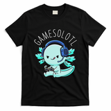 Otaku Lifestyle Threads Co. Gamesolotl Axolotl Gamer Anime Gifts Kawaii T-Shirt