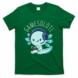Otaku Lifestyle Threads Co. Gamesolotl Axolotl Gamer Anime Gifts Kawaii T-Shirt