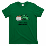 Oh no, It's burning LOL frog - Green