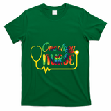 Oncology Nurse Oncologist Nurse Nursing School Gift T-Shirt - Green