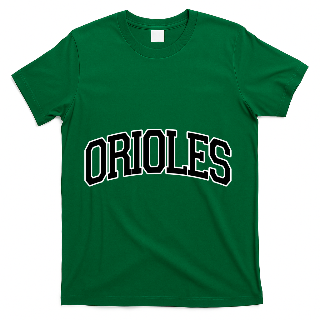 Oriole Name Vintage T-Shirt - Green