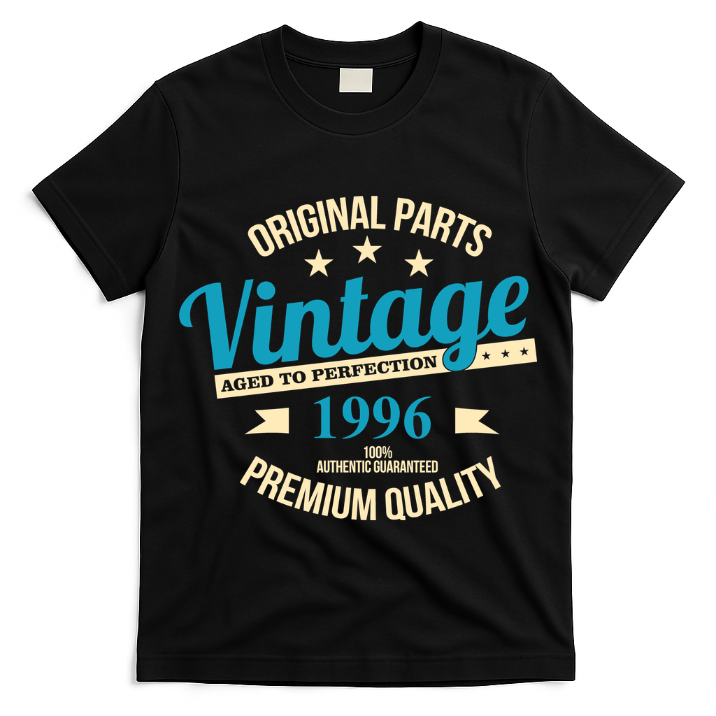 Original Parts Vintage Age To Perfection Premium Quality 1996 30th Birthday T-Shirt