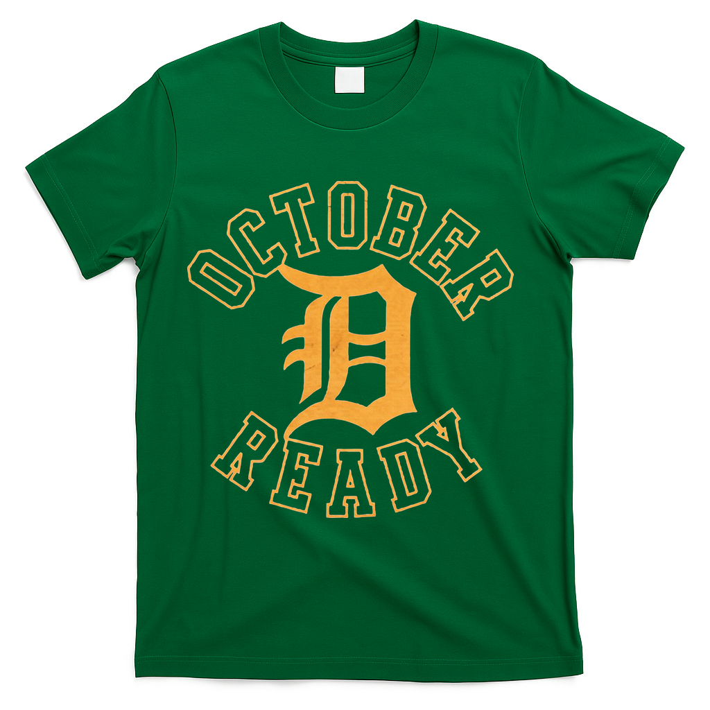 October Ready Funny For Ready Tiger T-Shirt - Green