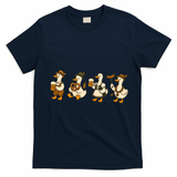 Oktoberfest Silly Goose German Octoberfest Beer Drinking Festival T-Shirt - Navy Blue