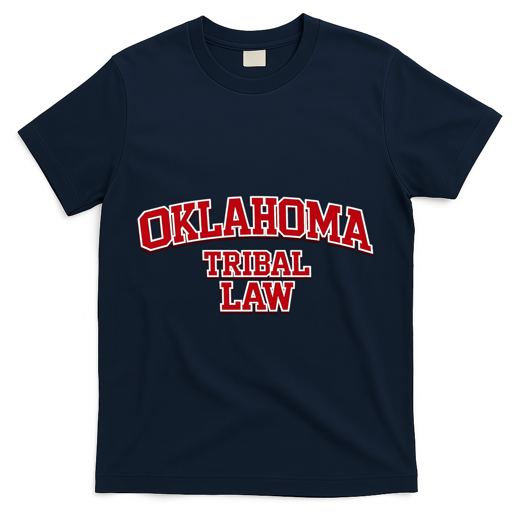 Oklahoma Tribal Law T-Shirt - Navy