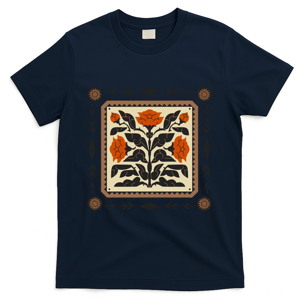 Ode To Roses - Navy