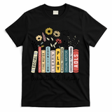 Occupational Therapy Wildflower Book Ot Therapist Assistant T-Shirt - Black