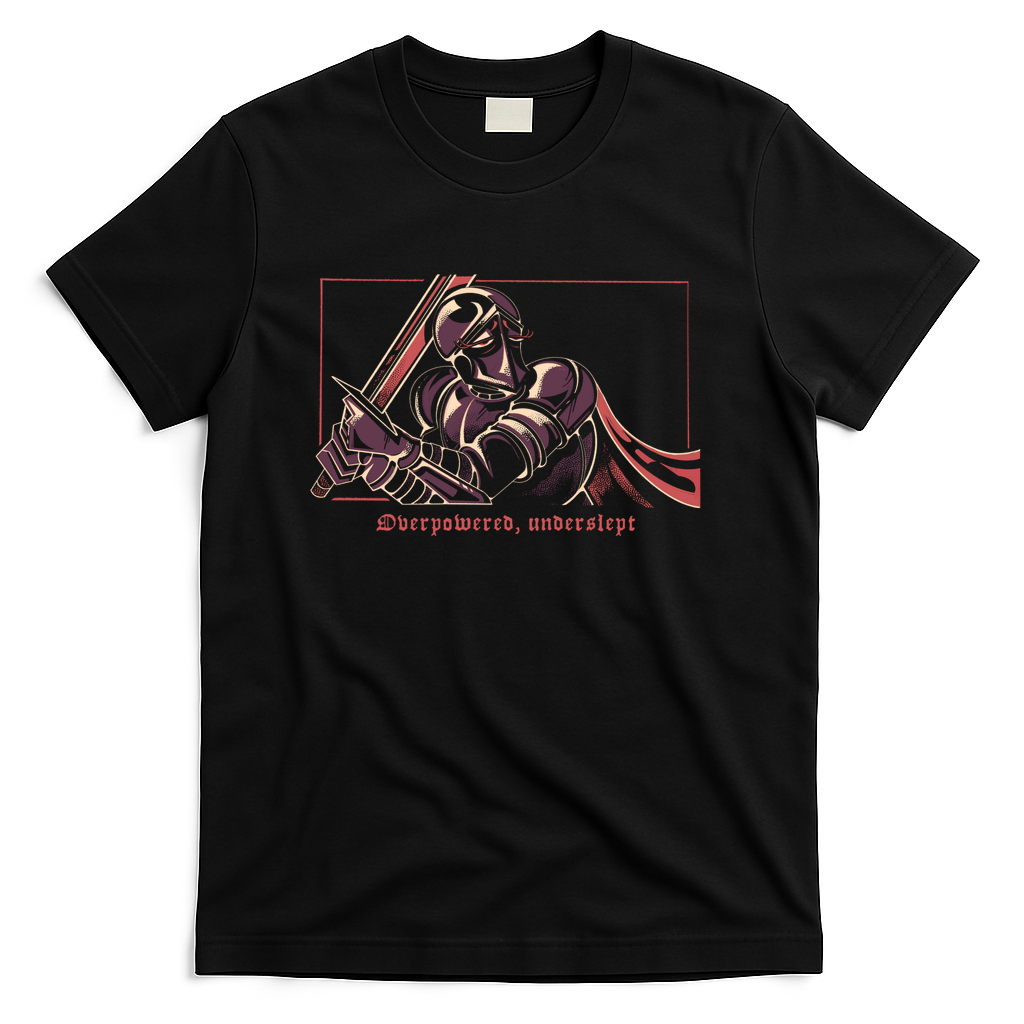 Overpowered, Underslept - Black