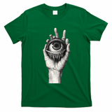Obscure Visions Goth Alt Macabre Creepy T-Shirt - Irish Green