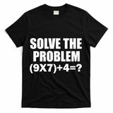 PEMDAS 67 Meme Elementary Math Teacher Brainrot Joke T-Shirt - Black