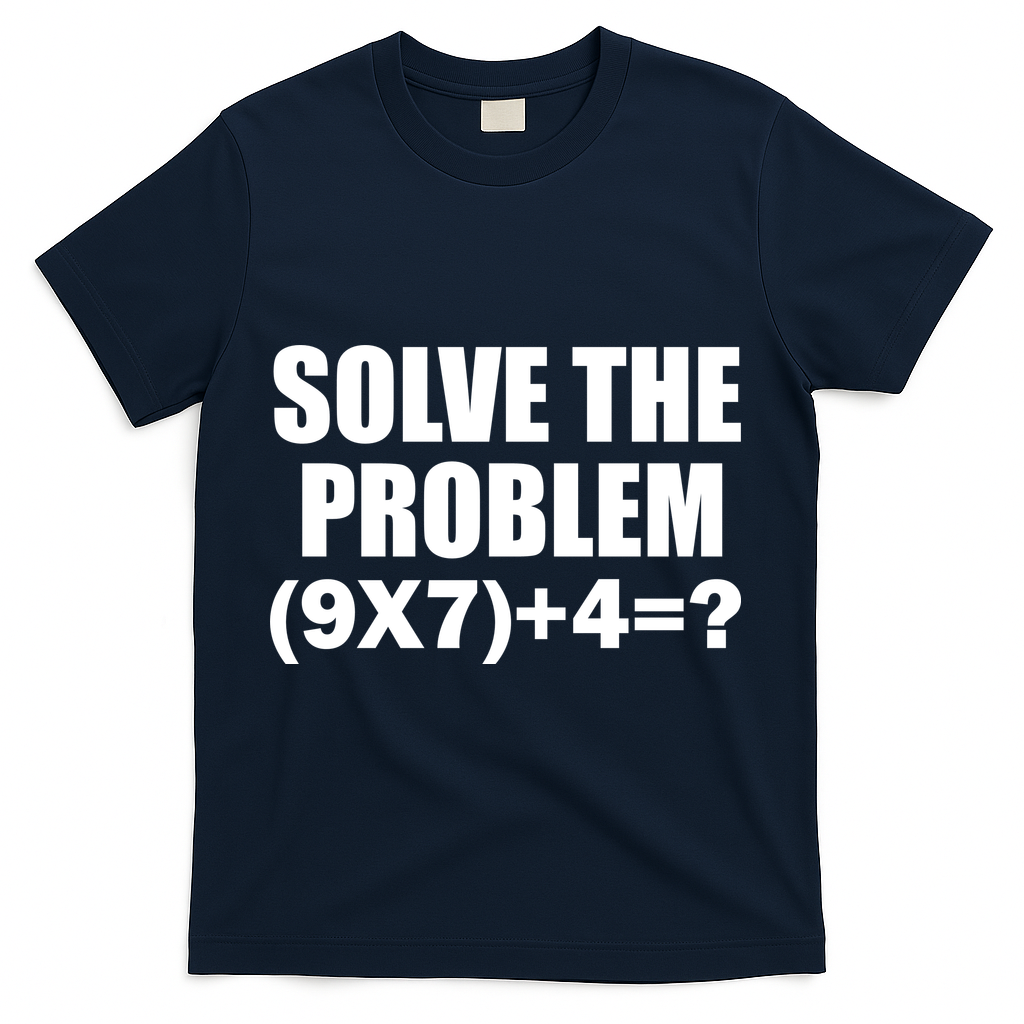 PEMDAS 67 Meme Elementary Math Teacher Brainrot Joke T-Shirt - Navy