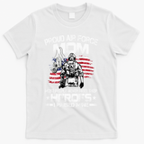 Proud Air Force Mom Air Force Graduation Mom USAF Heroes T-Shirt - White