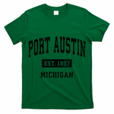 Port Austin Michigan MI Vintage Athletic Sports T-Shirt