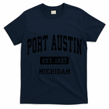 Port Austin Michigan MI Vintage Athletic Sports T-Shirt