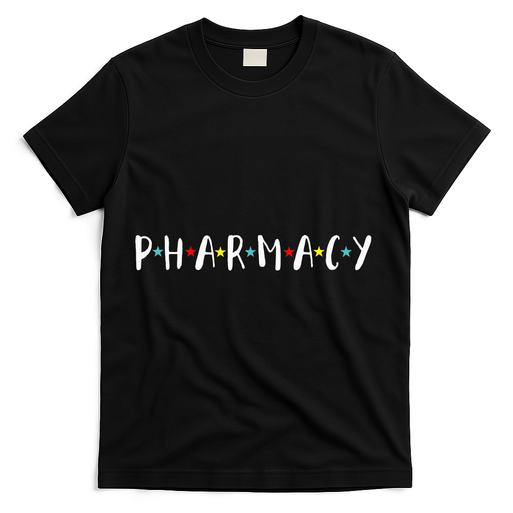 Pharmacy Assistant Pharmacist Funny Pharmacy Technician T-Shirt - Black