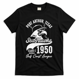 Port Arthur Sea Hawks Texas Vintage Baseball Team T-Shirt - Black