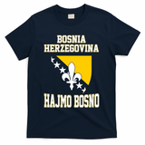 Proud Bosnia Dragon HAJMO BOSNO Country Favorite Cheer Game T-Shirt - Navy