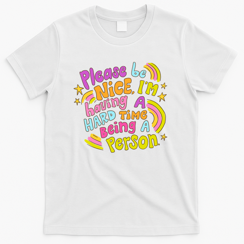 Please be nice - White