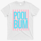 Pool Bum Retro Stripes Sunshine T-Shirt - White