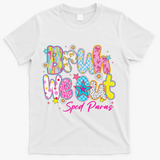 Preppy Bruh We Out Sped Paras Last Day Of School Summer T-Shirt - White