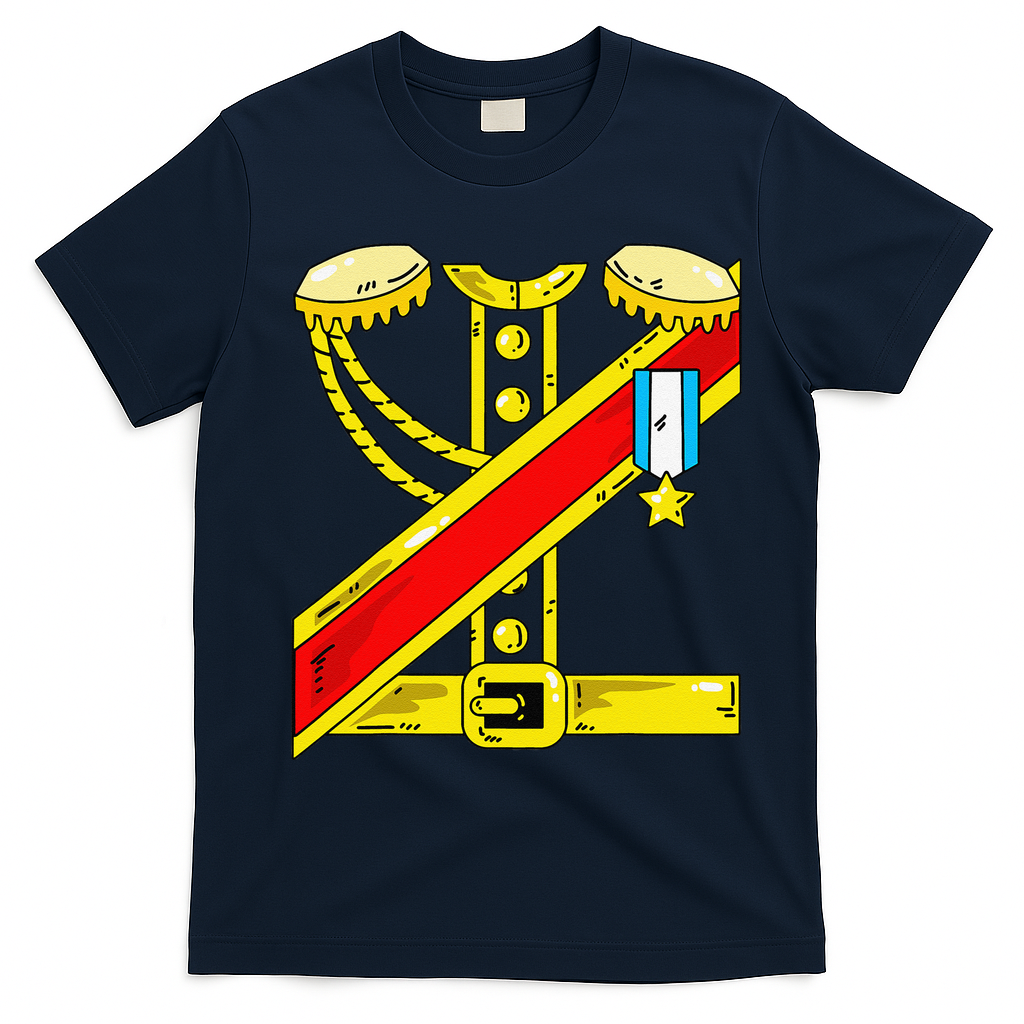 Prince Charming Costume Funny Halloween Gift T-Shirt - Navy Blue