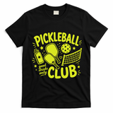 Pickleball Club Good Drinks Only T-Shirt - Black