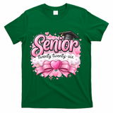 Pink Class Of 2026 Senior Graduate T-Shirt - Green