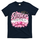 Pink Class Of 2026 Senior Graduate T-Shirt - Navy