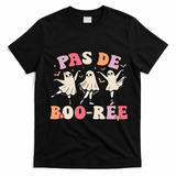 Pas De Boo RéE Ghost Ballet Dancer Halloween Dance Teacher T-Shirt - Black