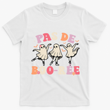Pas De Boo RéE Ghost Ballet Dancer Halloween Dance Teacher T-Shirt - White