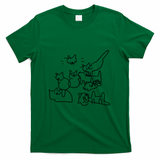 poorlier drawn cats - Green