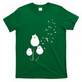 Pomeranian Dandelion Flower Tee Pomeranian Costume Gifts T-Shirt - Irish Green