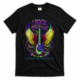Proud Diversity I ROCK THE SPECTRUM Autism Teacher Stimming T-Shirt - Black